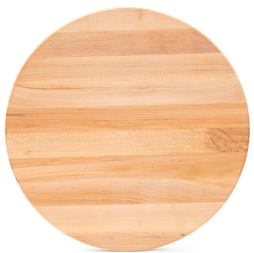 John Boos Maple Round Cutting Board 1-1/2" Thick (R-Board Series) 18" Diameter x 1.5 Thick