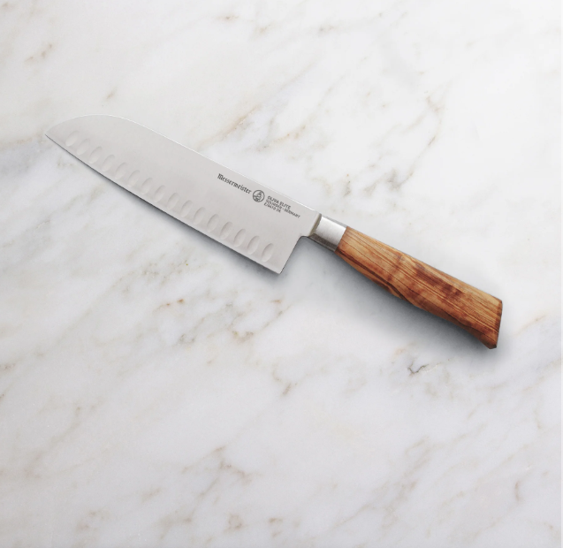 Messermeister OLIVA ELITE 7 INCH KULLENSCHLIFF SANTOKU KNIFE